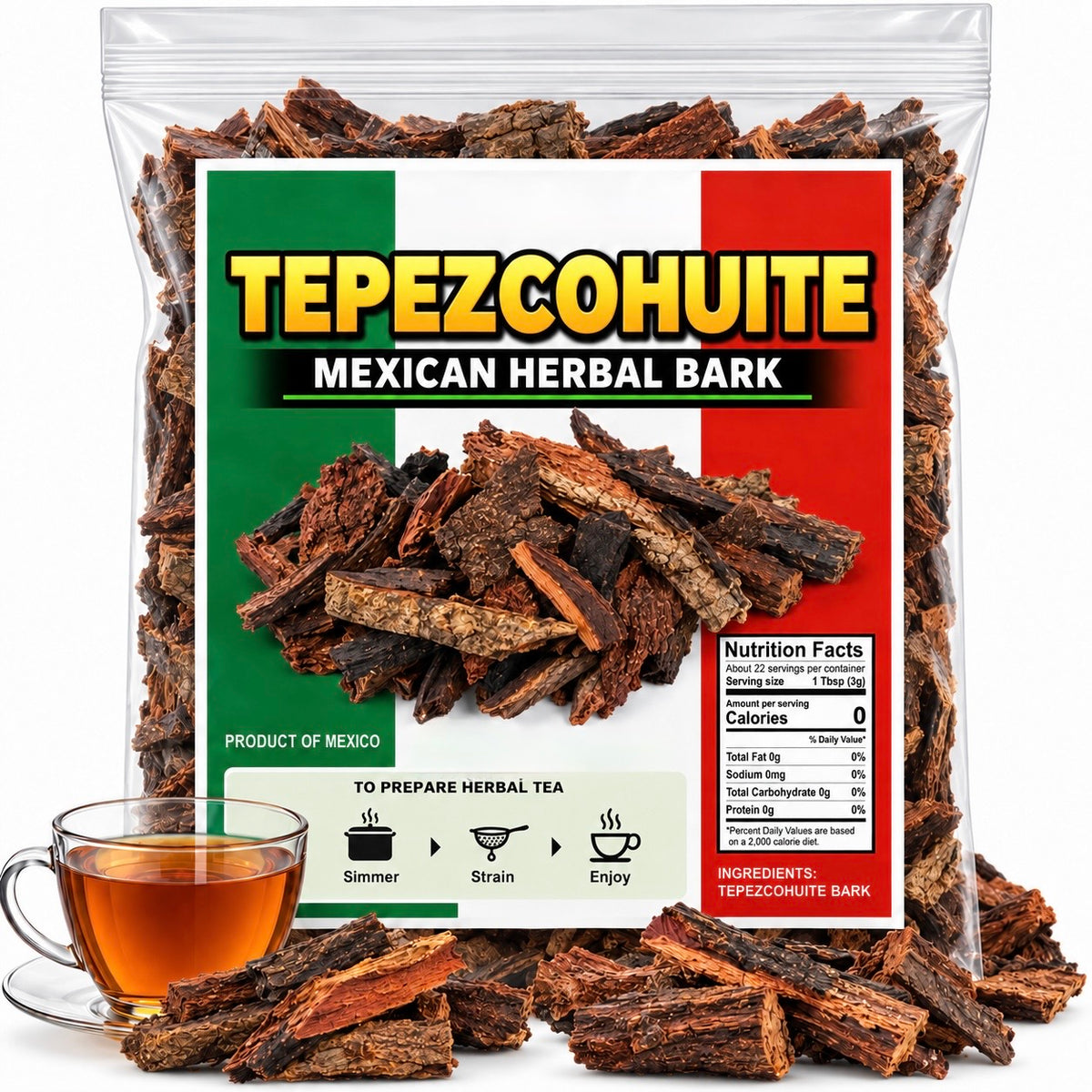 Tepezcohuite Mexican Herbal Bark - Tepez Tree Whole Bark Mexican Fresh tenuiflora Batch Mimosa IMPORTED FROM MEXICO