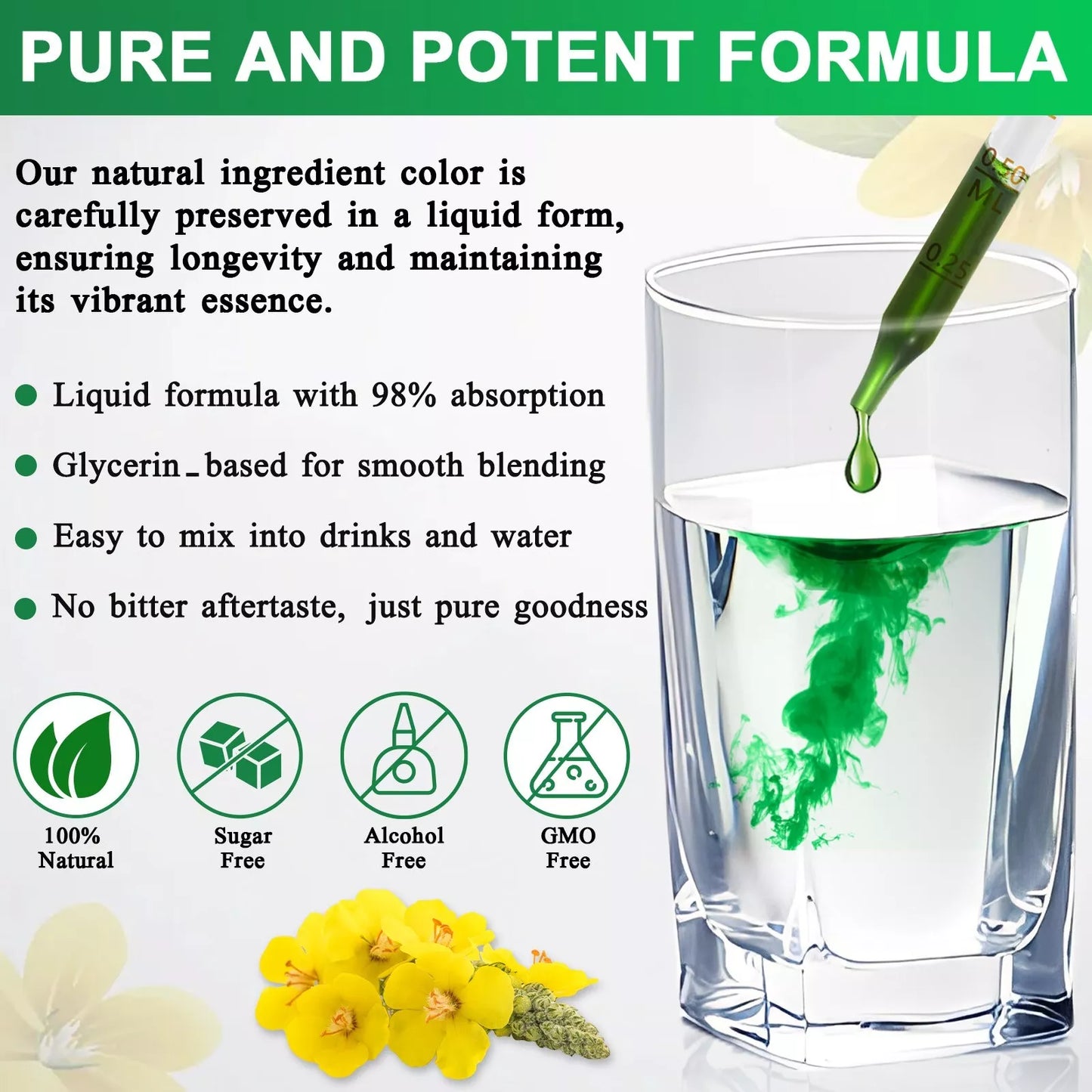 Mullein Leaf Extract Drops – Herbal Support for Respiratory & Immune Wellness