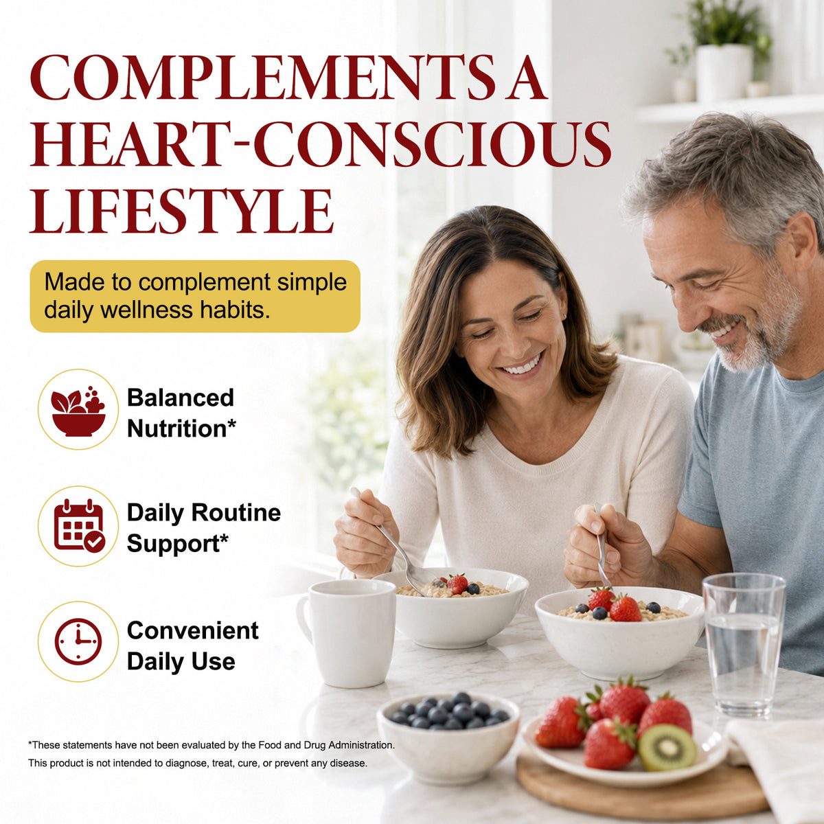 Red Yeast Rice CoQ10 Citrus Bergamot Advanced 7-in-1 Formula 120 Capsules for Healthy Cholesterol Heart Wellness & Cellular Energy Support