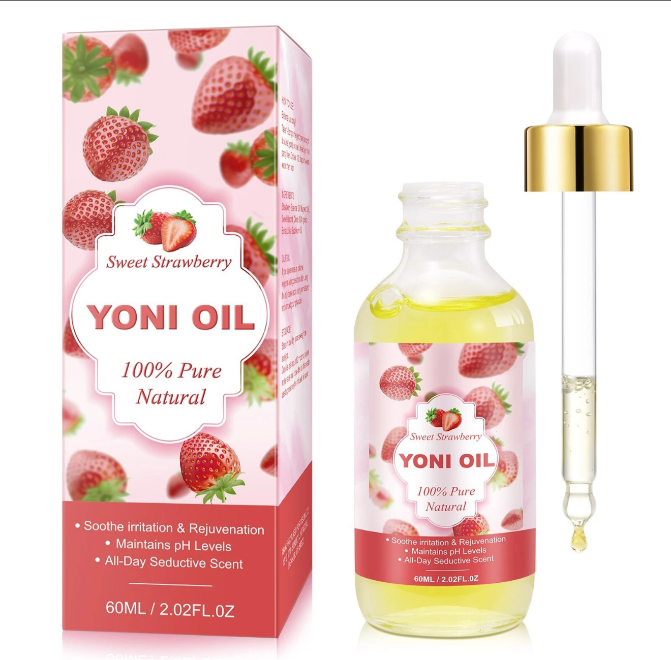 Yoni Oil for Women, All Natural Feminine Oil Intimate Deodorant for Women.