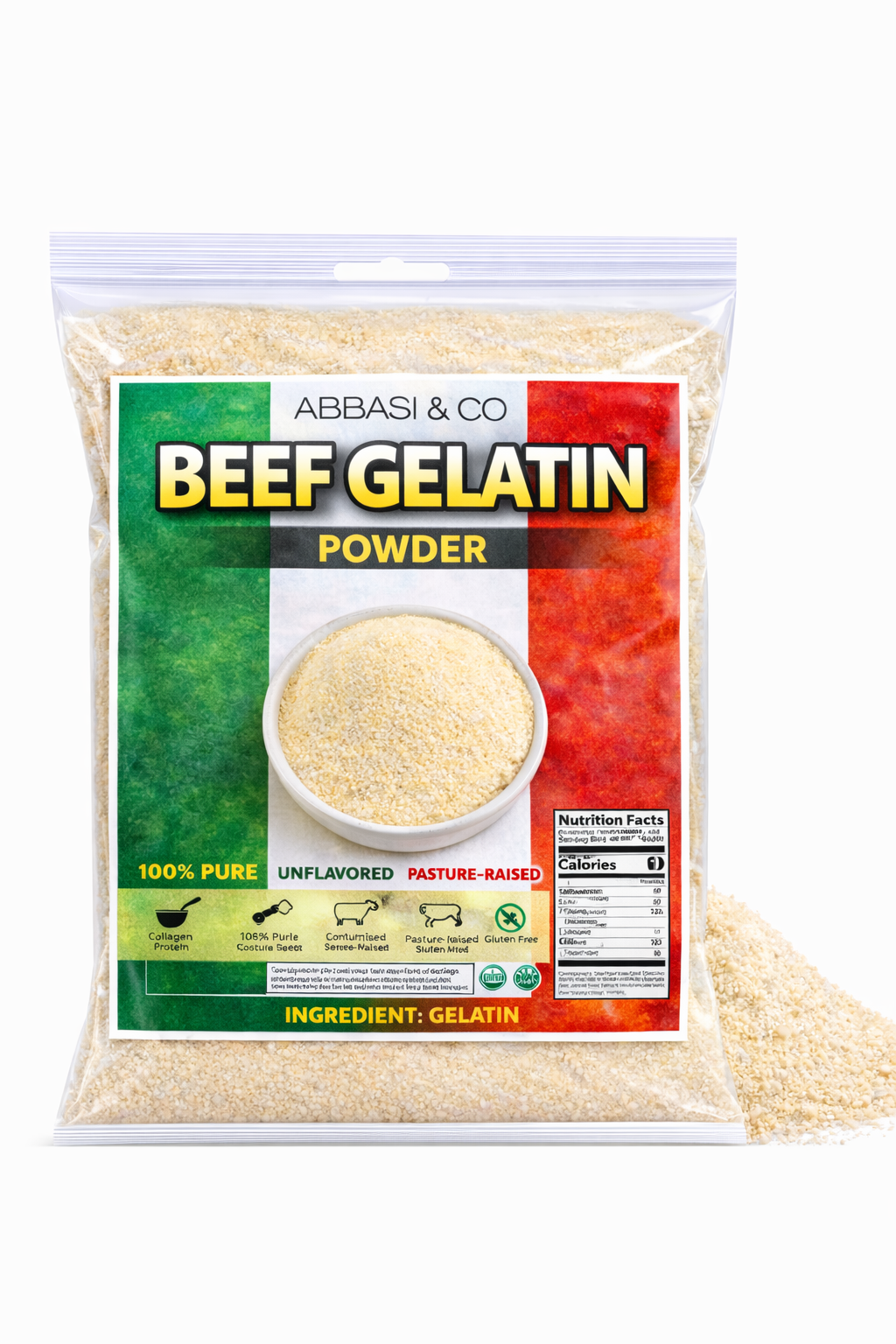 Premium Unflavored 300° Bloom Beef Gelatin Powder Thickening Agent | Grenetina en Polvo Sin Sabor | Swiftly Solidifies, Stabilizes, and Enhances for Culinary & Baking Endeavors. IMPORTED FROM MEXICO (4oz)