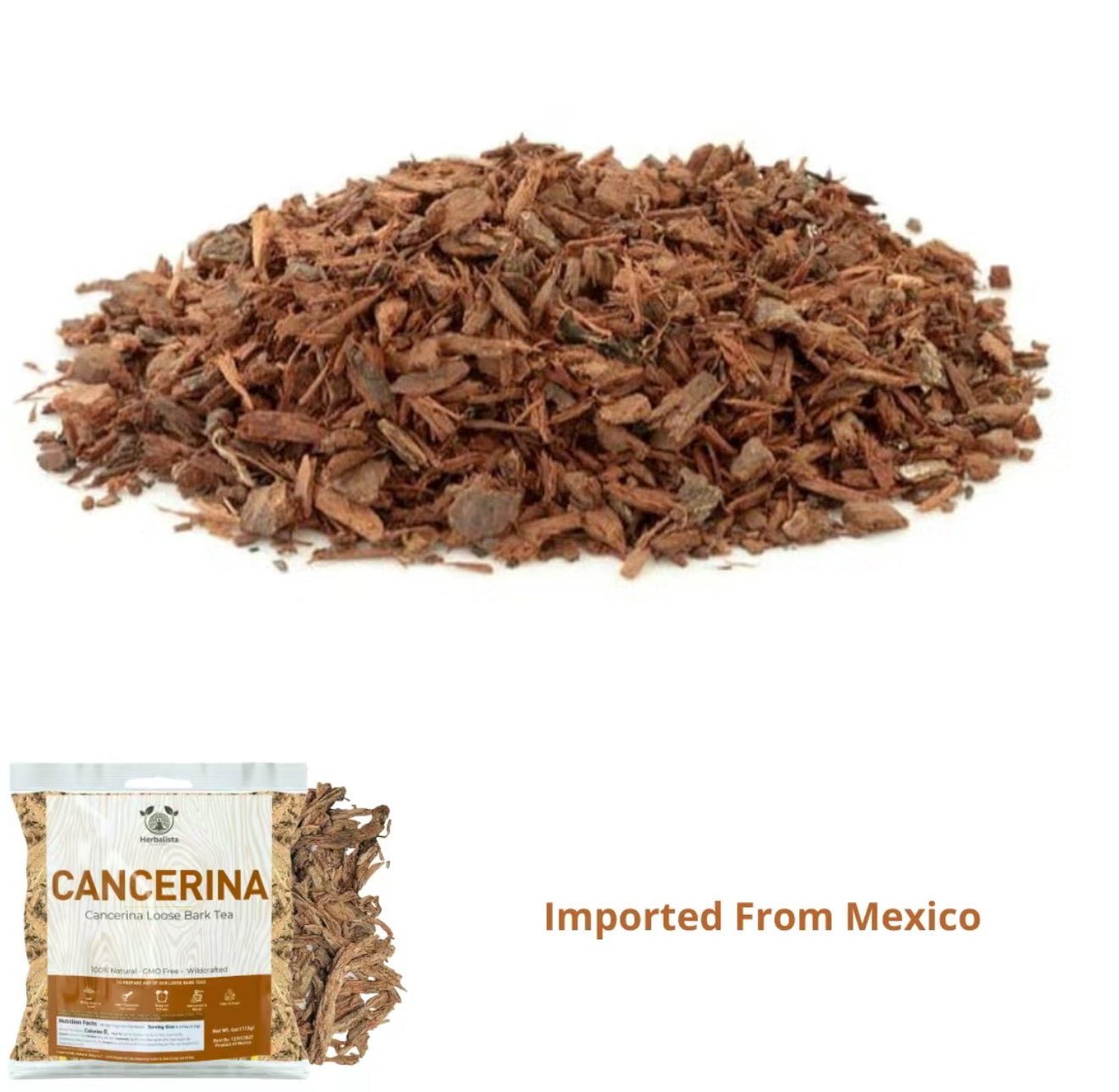 Cancerina Herbal tea - Calluna Vulgaris - anahuac Cancerina tea - all natural loose leaf tea, Mexican imported herbal tea 4oz