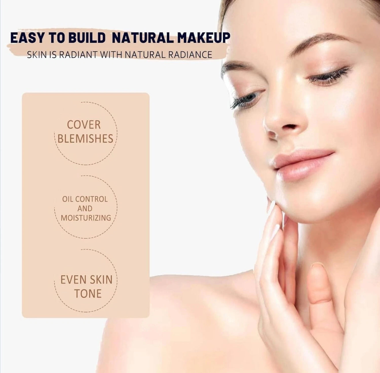 Cc Cream Self Adjusting for Mature, Cc Cream for Older Women, Cc Colour Correcting Self Adjusting - Moisturizer Cream (Natural)