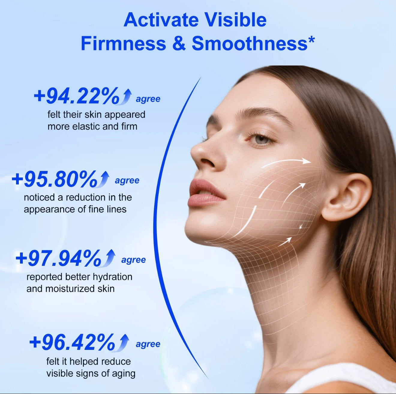 Hyaluronic Acid Powder, Hydration Elasticity Firming Skin Low Molecular Weight Organic Hyaluronic Acid Face Serum Powder 100g