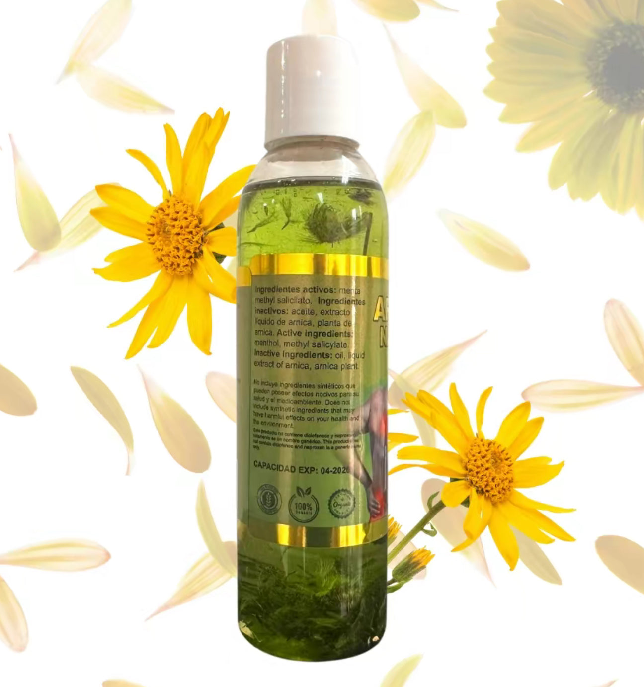 Arnica con diclofenaco y naproxeno Pain Relief Muscle Joint Cream Massage Oil