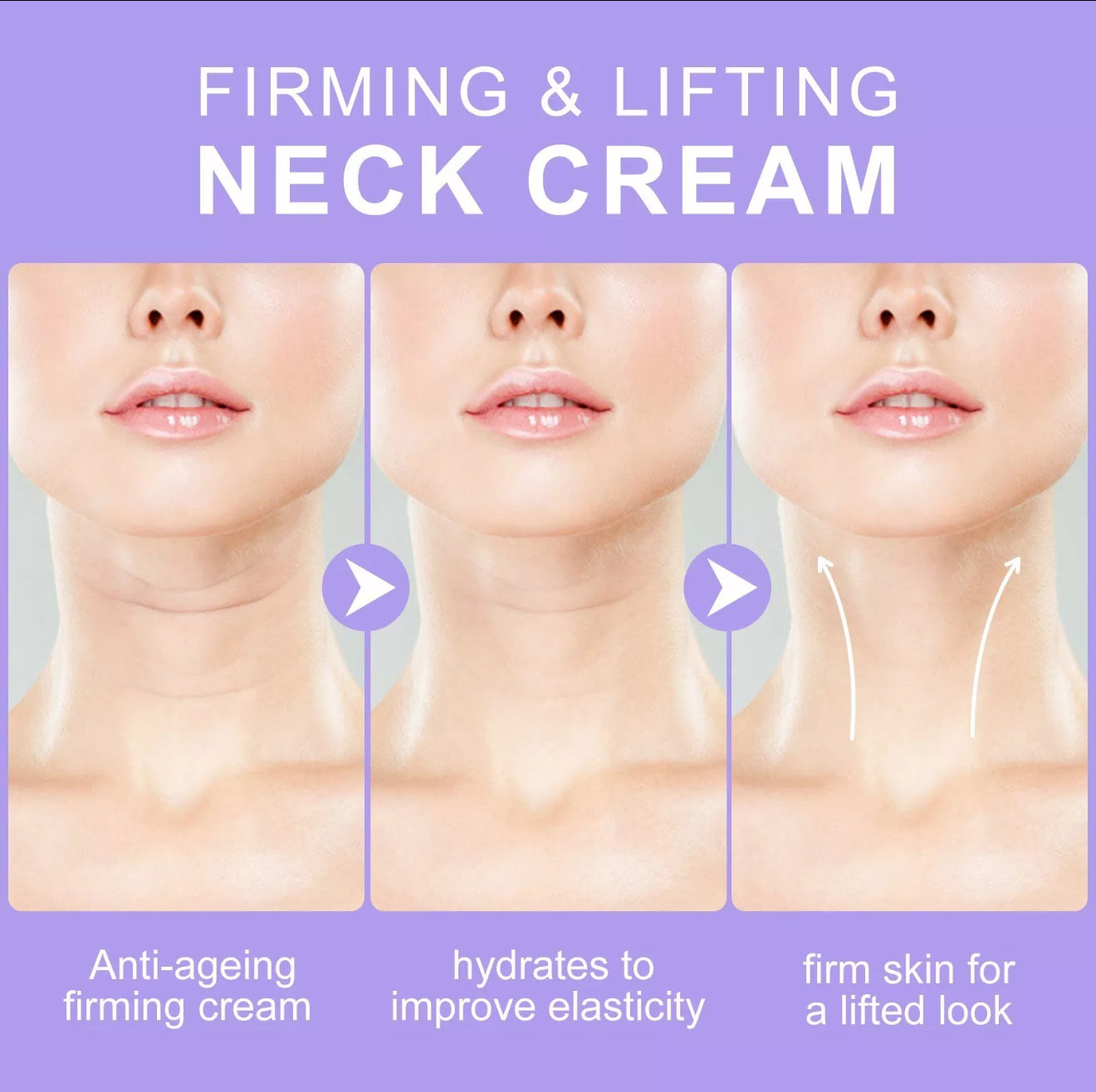 Neck Firming cream , for tightening and wrinkles , firming skin and fine lines , neck lift cream 120ML