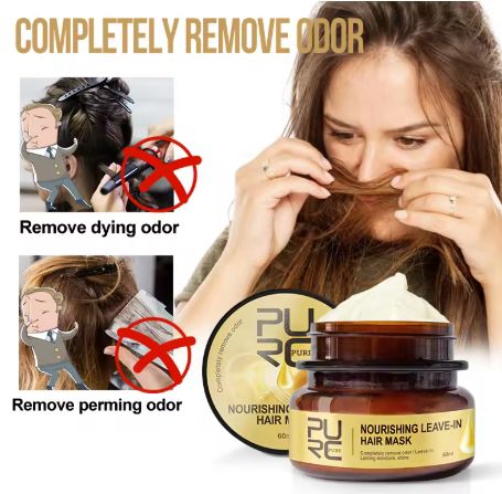 60ML PURC Hair treatment Magical Hair Leave in Mask Advanced Molecular 5 Seconds Repairs Damage Hair Root Hair .