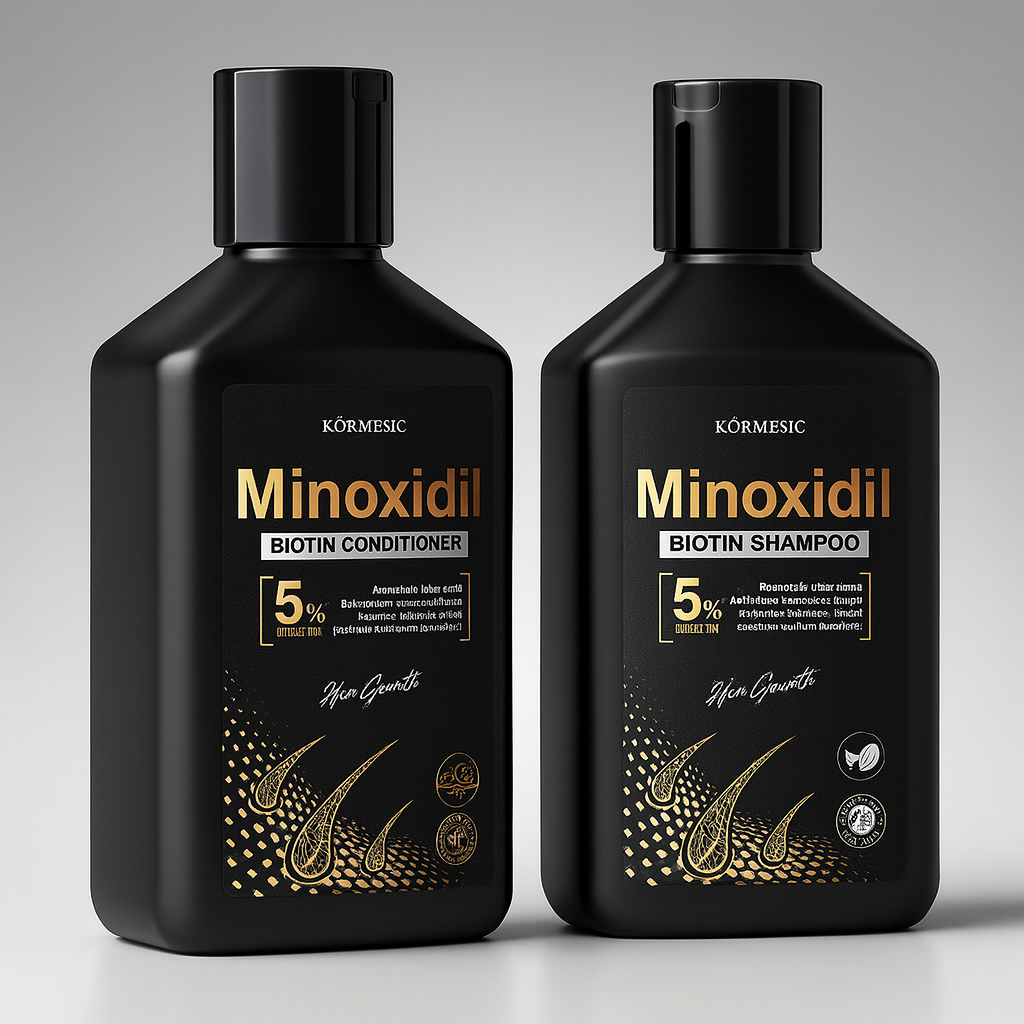 5% Minoxidil Hair Growth Shampoo & minoxidil Conditioner Set, Volumizing, Used for men and women with hair loss and thinning hair ,Supports Hair Growth, Hair Strengthening with Minoxidil Oil 300ml