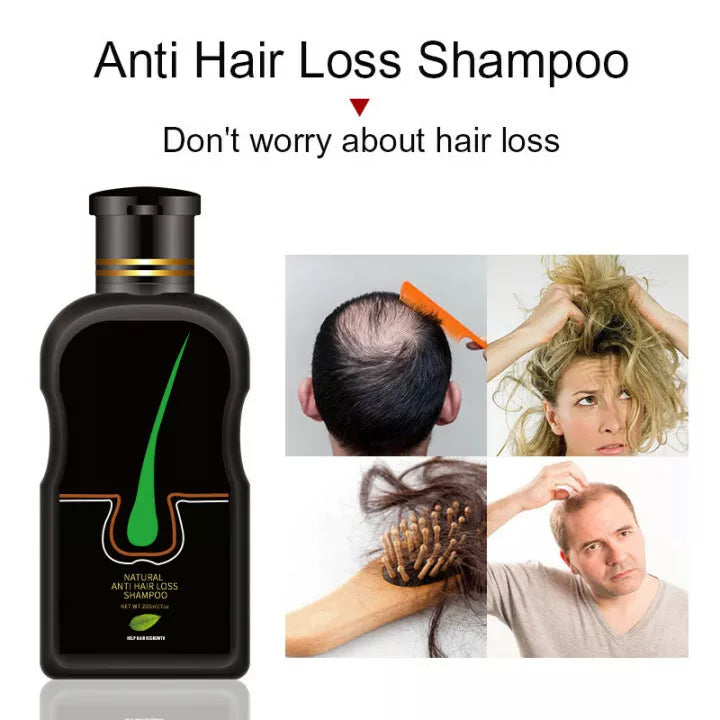 Anti Hair Loss Shampoo 200 ML Hair Growth Treatment Care For Men & Women Herbal