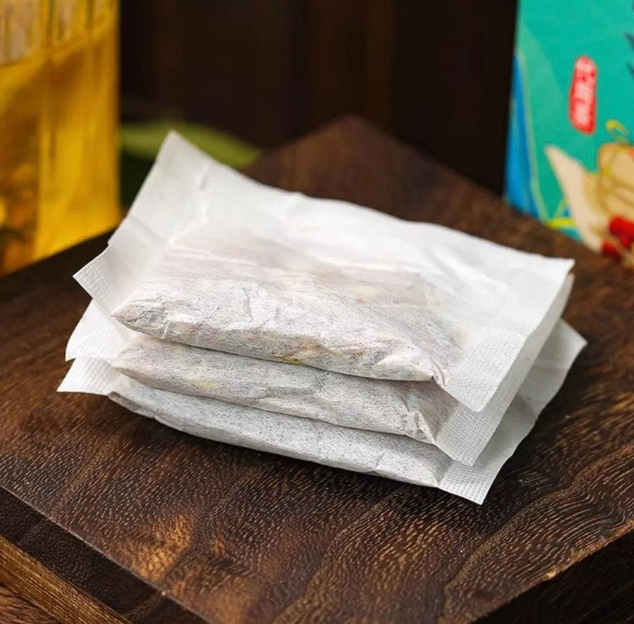 Chrysanthemum Cassia Seed Tea Bags, Chinese Eye Liver Tea, Burdock Root Wolf-ber