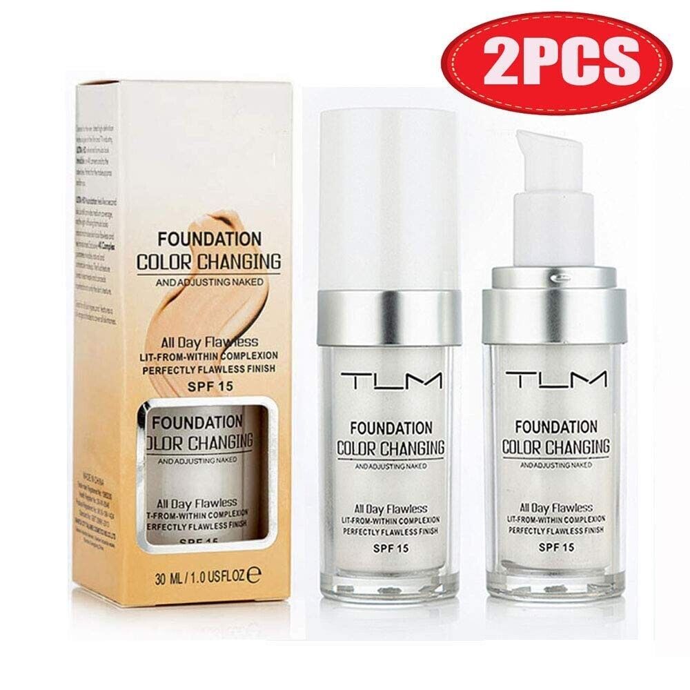 2X TLM Pro Classic Colour Changing Foundation Magic Flawless Concealer Makeup