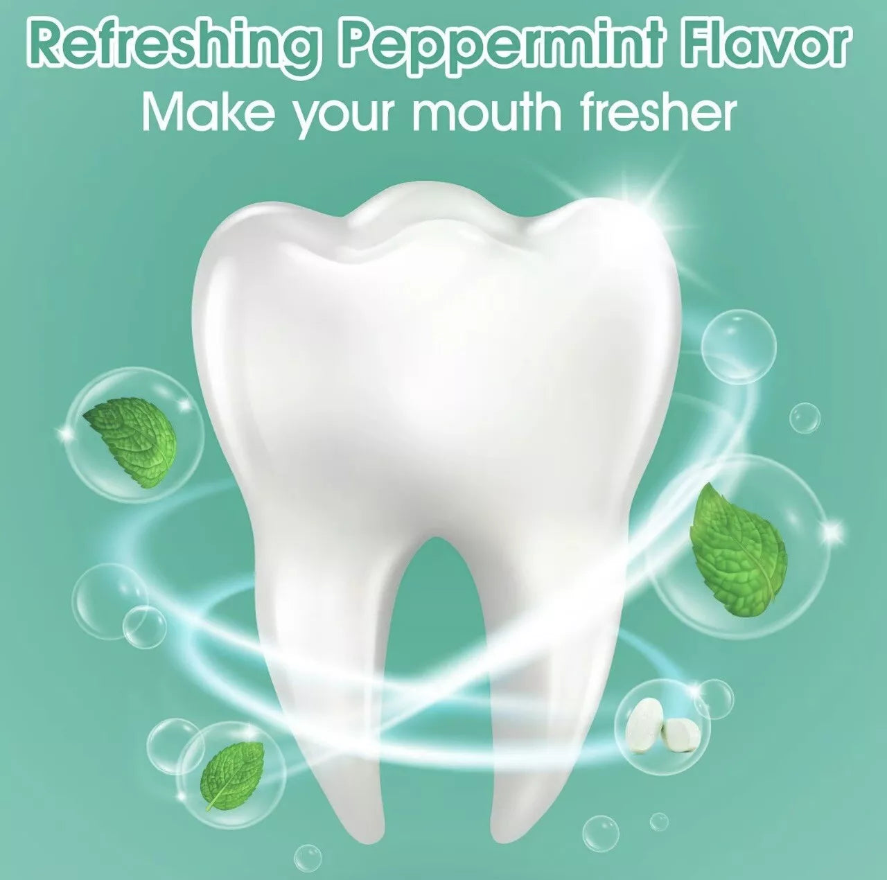 150pcs Nano Hydroxyapatite Toothpaste tablets , oral care toothpaste For Travel