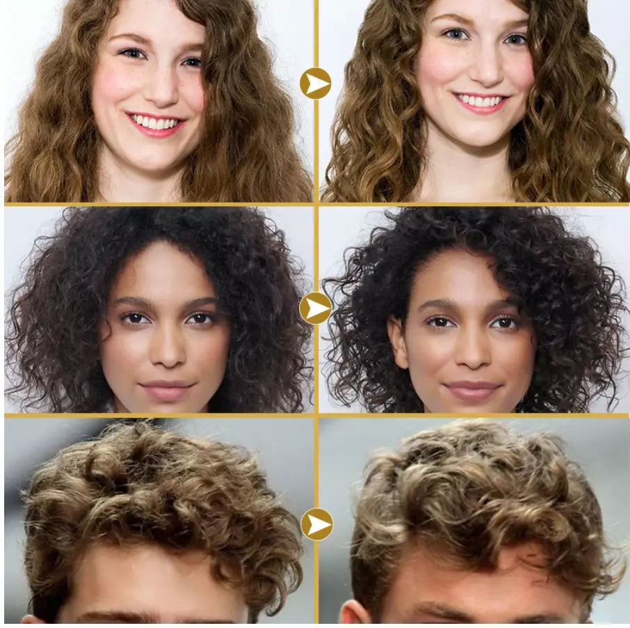 Curly Styling Treatment Mousse Care Coconut Oil Control Curl Wavy Coily Definer