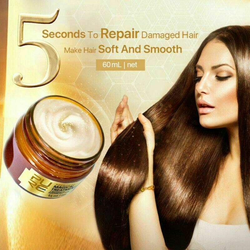 Magical Hair Treatment Mask Tonic Keratin Hair 5 Sec Repairs Damage Restore Hair