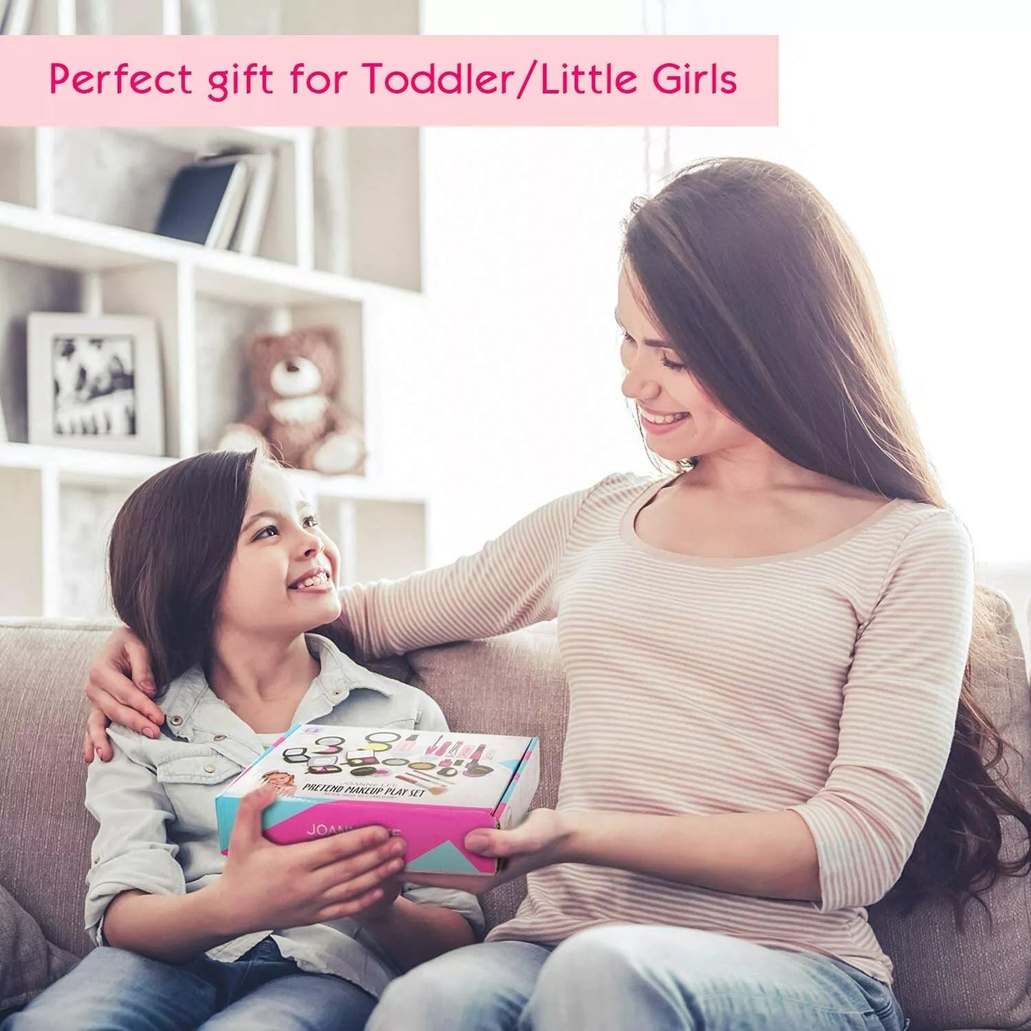 Kids Makeup Pretend Play Cosmetic Play Makeup Toy Set Kit for Little Girls Toys