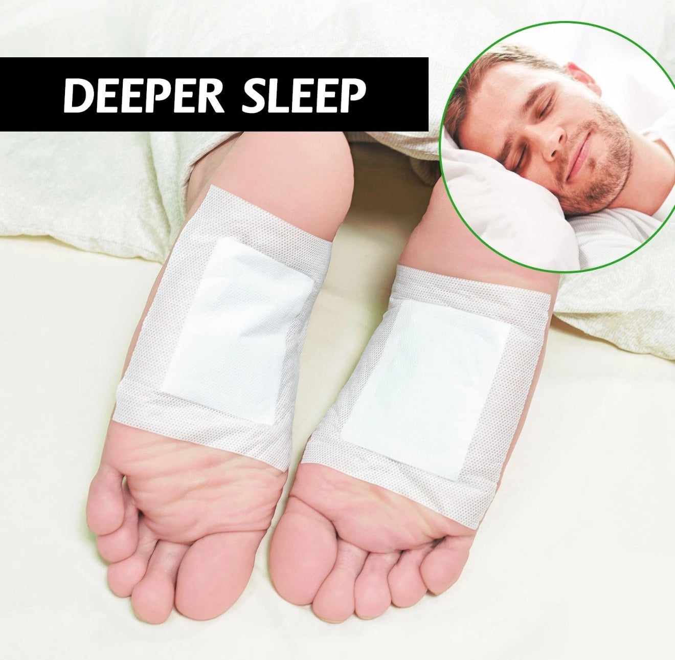 30PCS Deep Cleansing Foot Pads Adhesive Sheets for Foot and Body Care Natural Ginger Powder Bamboo Vinegar Foot Patches for Cold Feet and Odor Reduction