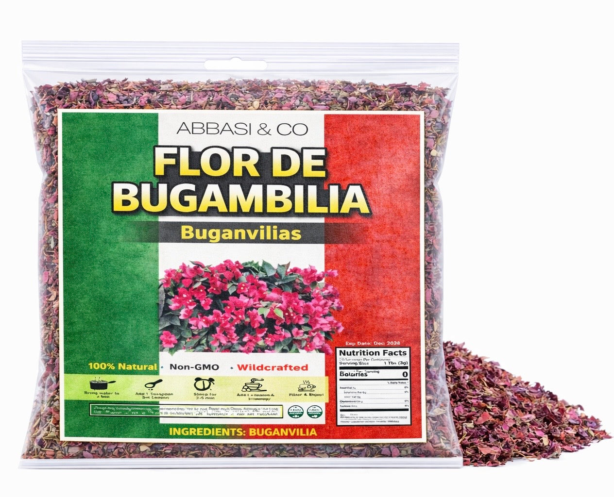 4oz Bugambilia Bougainvillea Herb Herbal Tea Natural Mexican Herb Hierba Wild Crafted flor de bugambilia, Bougainvillea tea/infusion, te de bugambilia