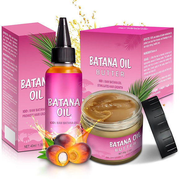 100% Natural Batana Oil Raw Batana oil complete Set Promote Hair growth Promotes