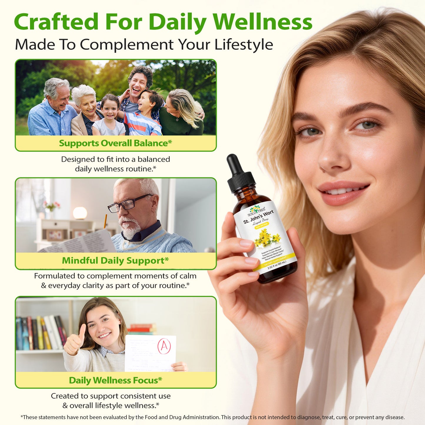St Johns Wort Tincture - Mood Support - Relaxing St. John's Wort Supplement - Liquid Hypericum