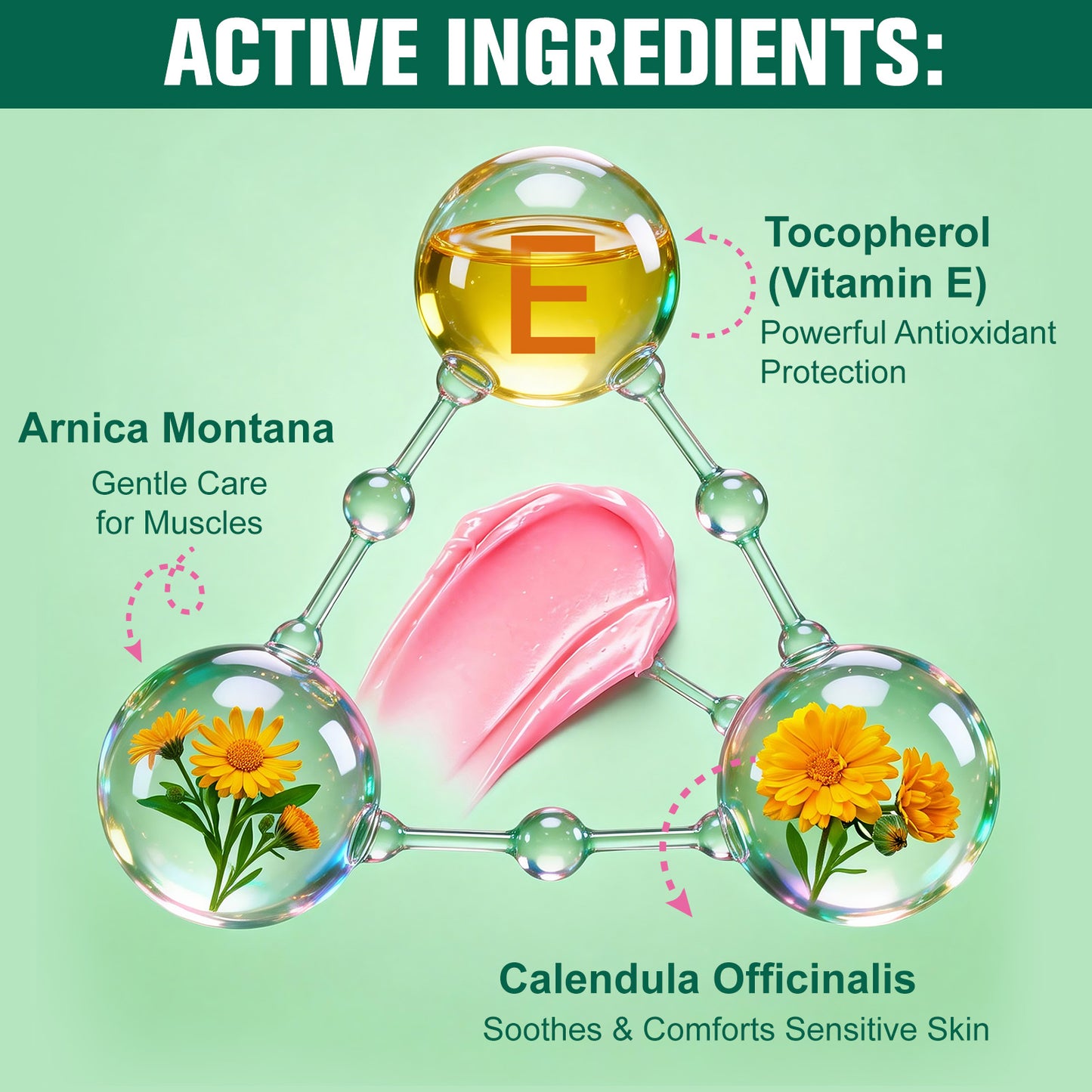 Miracle Balm - Soothing Massage Balm for Swollen Legs & Body with Arnica & Calendula - Nourishing Message Cream for Legs & Daily Care