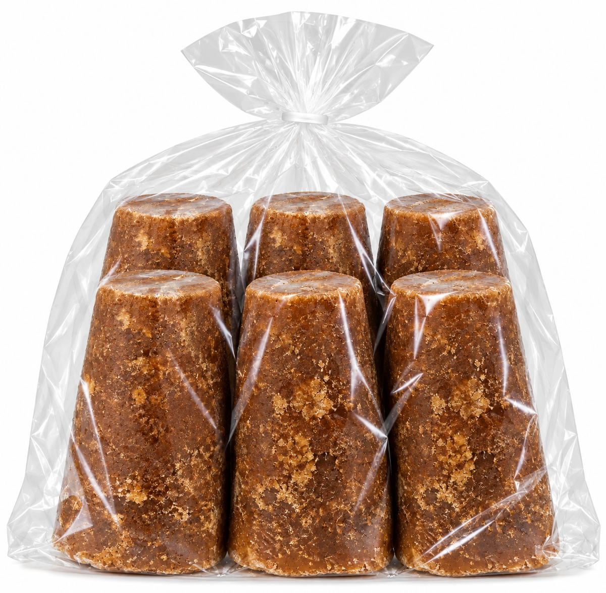 (6 PACK) Piloncillo Panela Mexican Cane Sugar Imported from Mexico Authentic Traditional Sweetener 8oz each IMPORTED FROM MEXICO