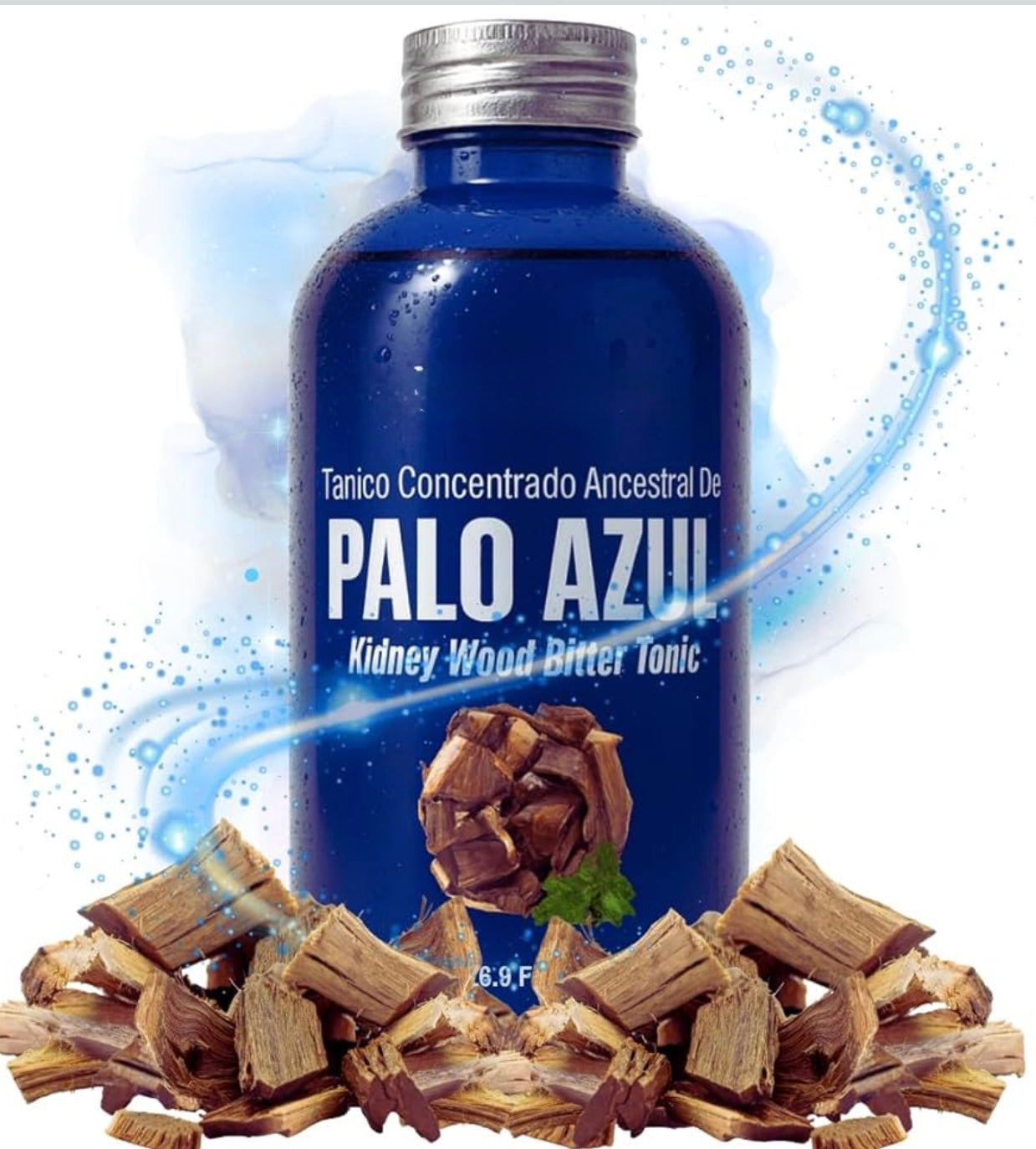 500ML Concentrated Palo Azul Tonic (Kidney Wood) 16.9 fl oz (500ml) | Concentraded Bitter Tonic 1 Tbsp = 3 Cups of Palo Azul Tea | Tonico Herbal.