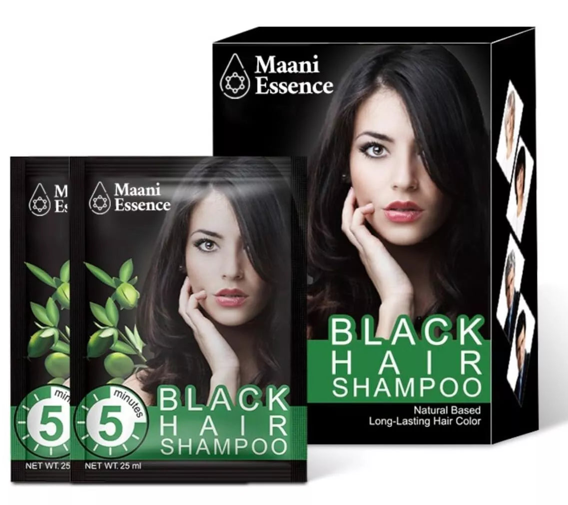 Noni Black Hair Magic Hair color shampoo (25ml x10Sachets) Black hair shampoo