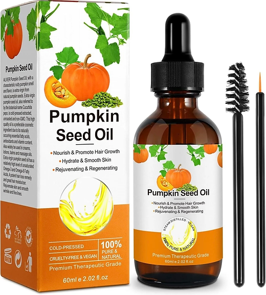 Pumpkin Seed Oil,Organic Pumpkin Seed Essential Oil  Dry Damaged Hair, 100%PURE