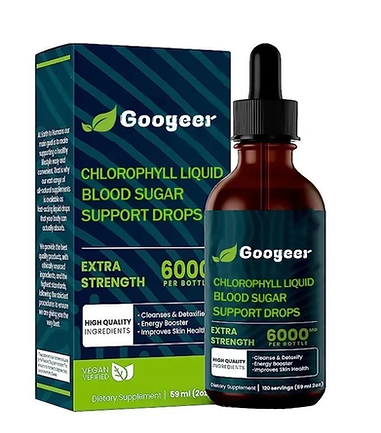 Natural Liquid Chlorophyll Drops by Googeer, Pure Chlorophyll Liquid Drop 2fl.