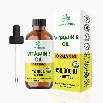 100ML LARGE Vitamin E Oil 150,000 IU 100% Pure USDA Organic &Natural MADE IN USA