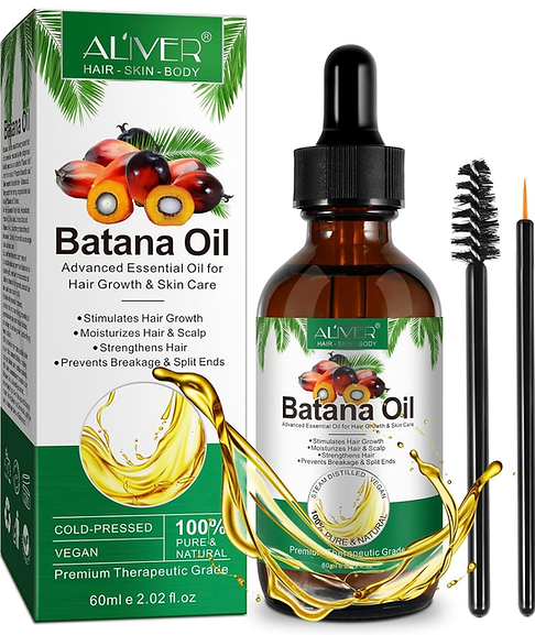 Batana Oil Hair Growth 2.0fl.oz Reduce Hair Loss By Thickening Moisturizing