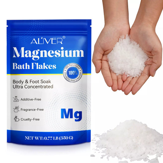 Magnesium Flakes for Bath Ultra Pure Magnesium Chloride Flakes Highly Concentrat