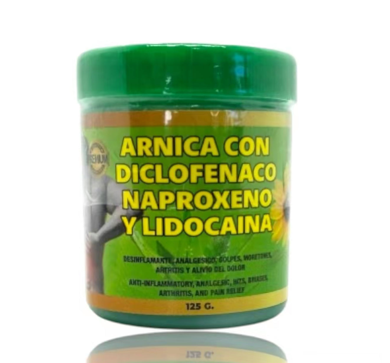 Arnica Gel (Massage Balm)–4.23 oz(120 g)Full-Body Muscle Support Herbal Pomada Muscular for Massage & arnica con diclofenaco y naproxeno