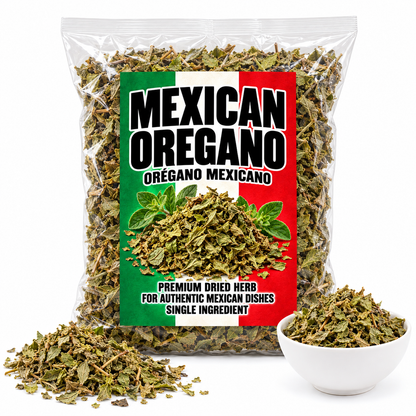 Mexican Oregano Premium Dried Herb for Authentic Mexican Dishes Single Ingredient Orégano Mexicano IMPORTED FROM MEXICO