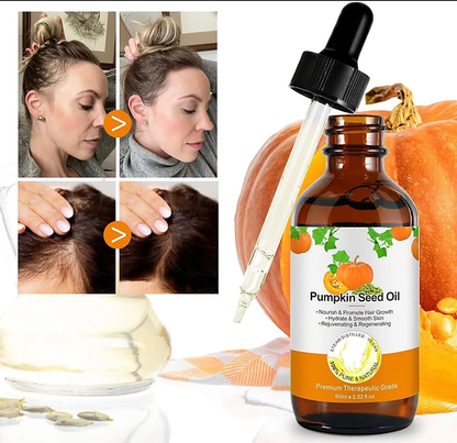 Pumpkin Seed Oil,Organic Pumpkin Seed Essential Oil  Dry Damaged Hair, 100%PURE