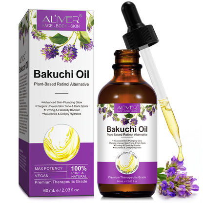 Bakuchi Oil Plant-Based Retinol Alternative 60ml Vegan Premium Therapeutic Grade for Advanced Skin-Plumping Glow