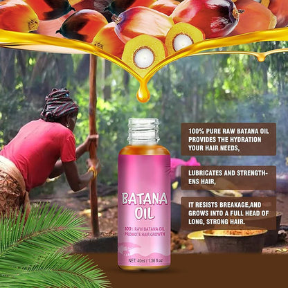 100% Natural Batana Oil Raw Batana oil complete Set Promote Hair growth Promotes