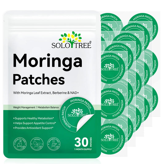 Moringa Berberine X NAD Patches, Berberine Patches | Natural Patch for Women and Men 8-Hour Long-Lasting, Applied to Various Parts of The Body, 30 Count