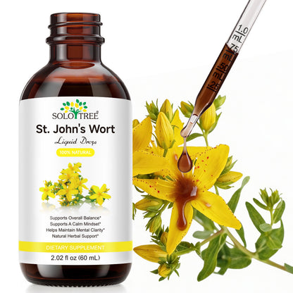 St Johns Wort Tincture - Mood Support - Relaxing St. John's Wort Supplement - Liquid Hypericum
