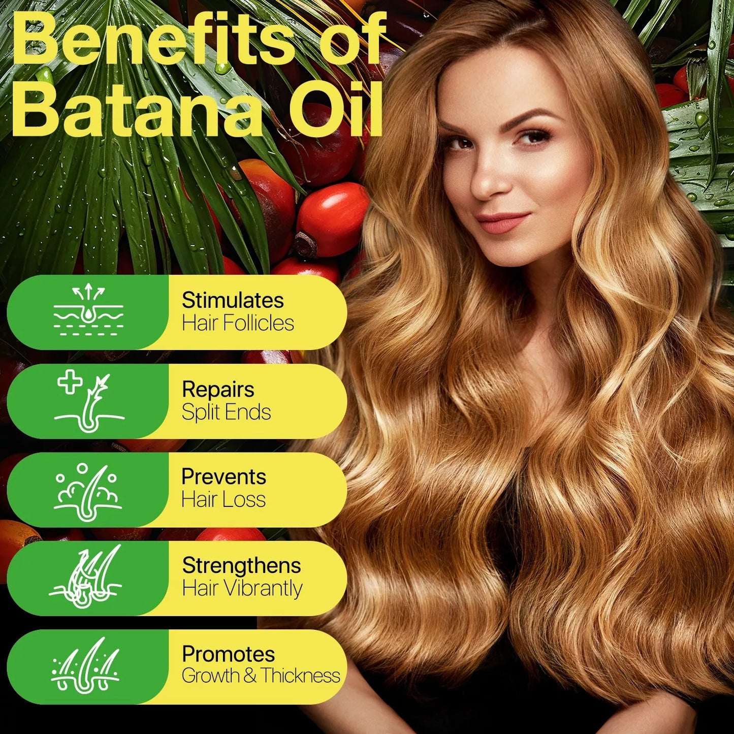 100% Natural Batana Oil Butter Raw Batana Butter Promote Hair growth Promotes Ha