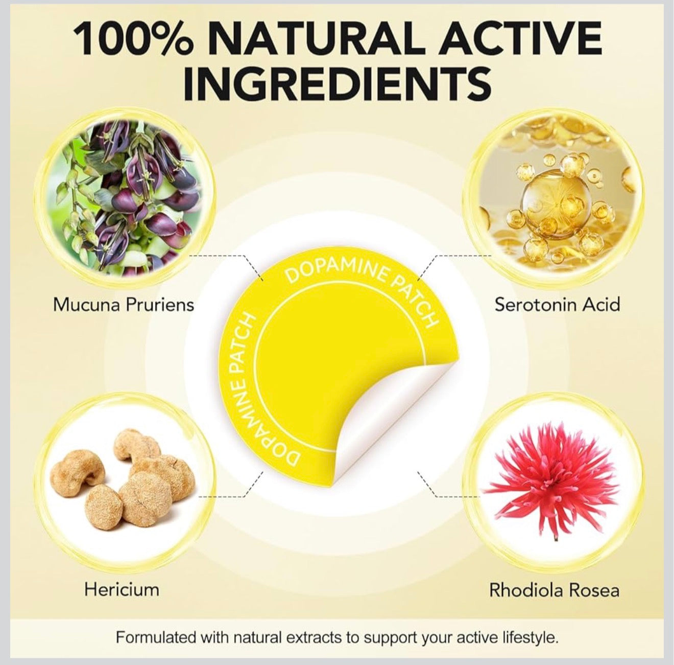 2Pack Dopamine Patches Extra Strength,Mood Support Patches for Daily ,Mood Boost & Positivity Support,Motivation Supports Dopamine & Serotonin Balance,Dopamine Supplements for Men Women