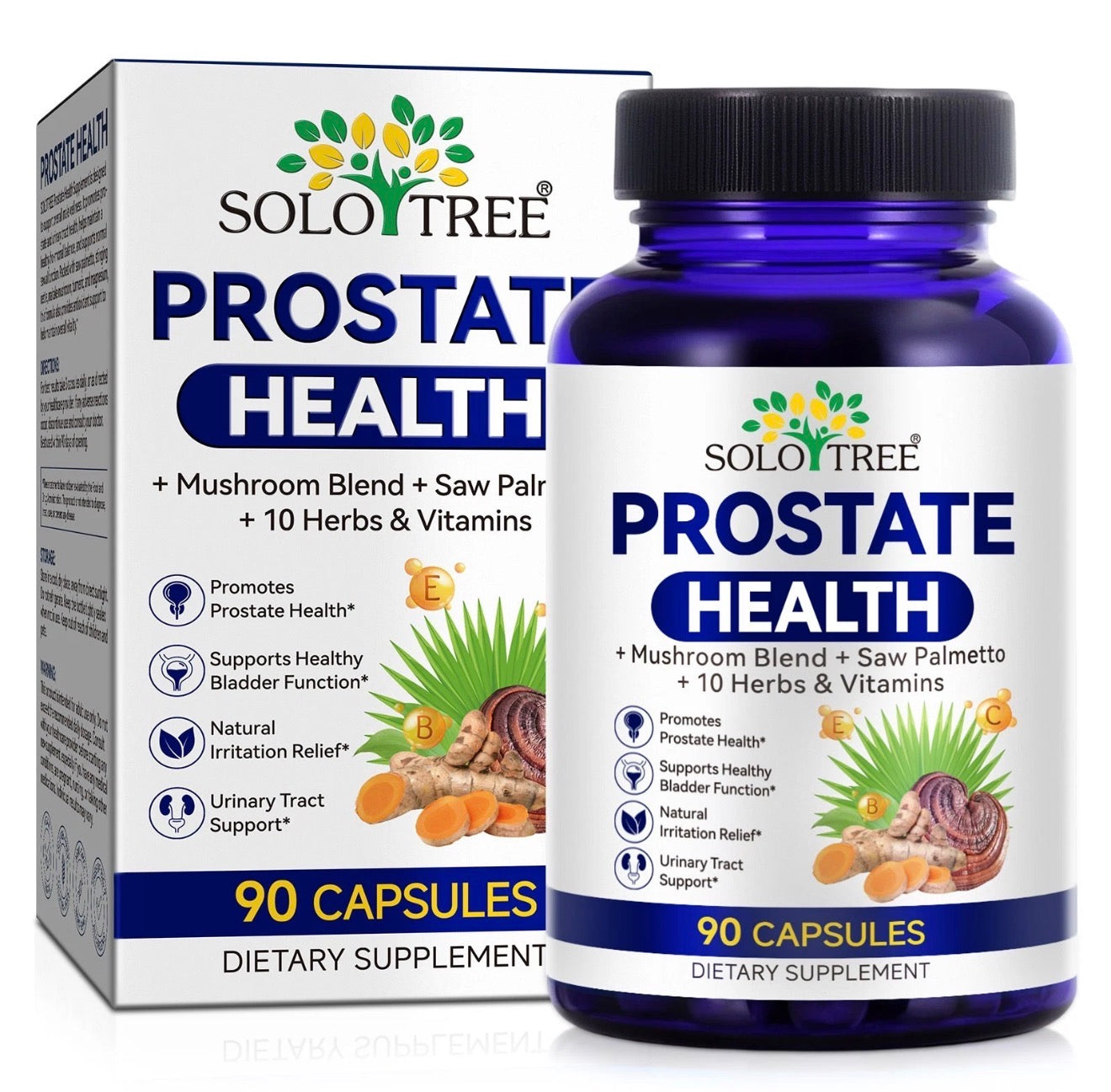 Prostate Health Supplements for Men [90 Capsules] with Saw Palmetto Extract