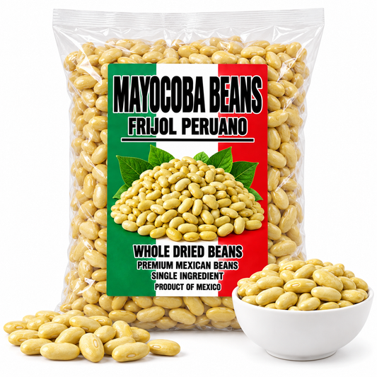 Mayocoba Beans Frijol Peruano Whole Dried Premium Mexican Beans Single Ingredient Product of Mexico