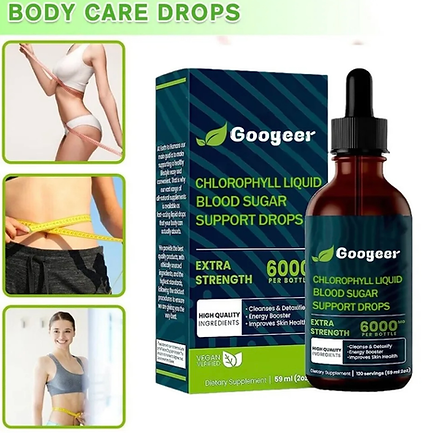 Natural Liquid Chlorophyll Drops by Googeer, Pure Chlorophyll Liquid Drop 2fl.