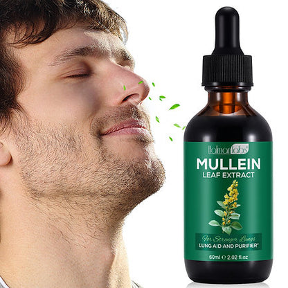 Mullein Drops for Lungs - Leaf Extract Liquid - Powerful Mullein Immune Support