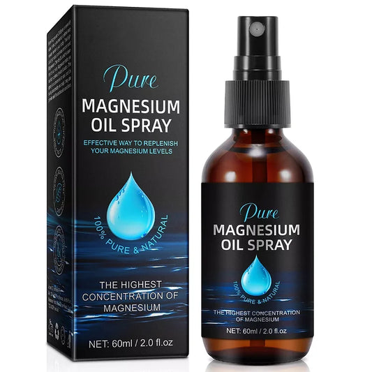 100% Pure Magnesium Oil Spray Large Extra Strength for Body Aches Relaxation