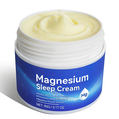 Magnesium Oil Cream for Sleep,Magnesium Body Butter - Support for Sleep, Leg Cra