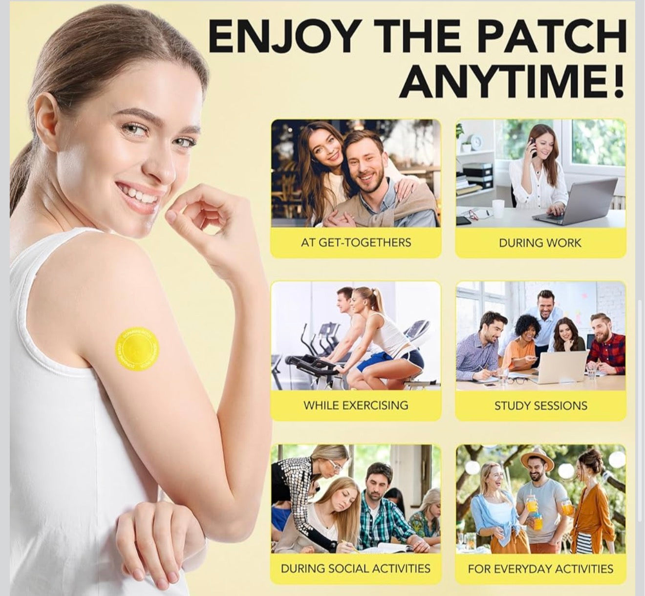 2Pack Dopamine Patches Extra Strength,Mood Support Patches for Daily ,Mood Boost & Positivity Support,Motivation Supports Dopamine & Serotonin Balance,Dopamine Supplements for Men Women