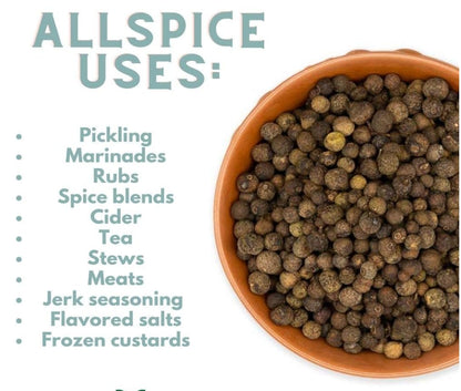 Whole Allspice (Pimienta Gorda) – Premium Mexican Allspice Berries All Spice Pimento Jamaica Pepper for Cooking & Seasoning Pimento Berries IMPORTED FROM MEXICO