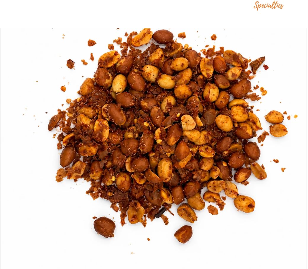 Premium Chili Peanuts (Cacahuate Enchilado) – Crunchy Spicy Botana Snack Roasted Peanuts with Chili Powder - Authentic Mexican Style - IMPORTED FROM MEXICO
